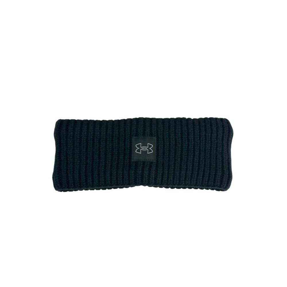 Under Armour Black Knit Headband Ski Gym Workout Stretch - Picture 2 of 4